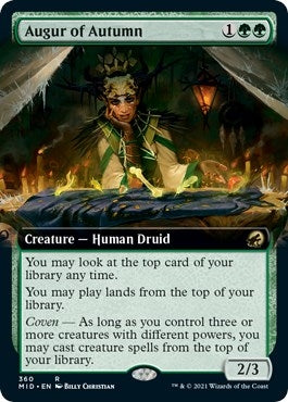 Image for Augur of Autumn (Extended Art) (360) [Innistrad: Midnight Hunt] - Magic: The Gathering