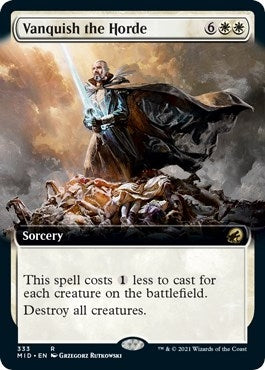Image for Vanquish the Horde (Extended Art) (333) [Innistrad: Midnight Hunt] - Magic: The Gathering