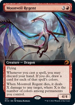 Image for Moonveil Regent (Extended Art) (357) [Innistrad: Midnight Hunt] - Magic: The Gathering