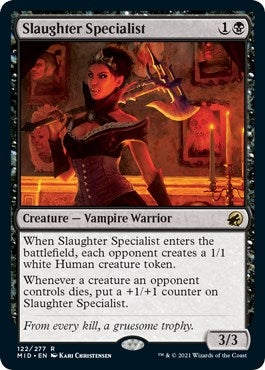 Image for Slaughter Specialist (122) [Innistrad: Midnight Hunt] - Magic: The Gathering