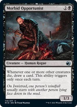 Image for Morbid Opportunist (113) [Innistrad: Midnight Hunt] - Magic: The Gathering