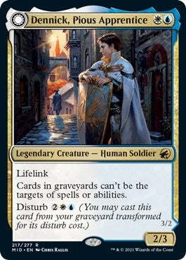 Image for Dennick, Pious Apprentice (217) [Innistrad: Midnight Hunt] - Magic: The Gathering
