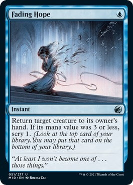 Image for Fading Hope (51) [Innistrad: Midnight Hunt] - Magic: The Gathering