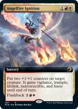 Image for Angelfire Ignition (Extended Art) (367) [Innistrad: Midnight Hunt] - Magic: The Gathering