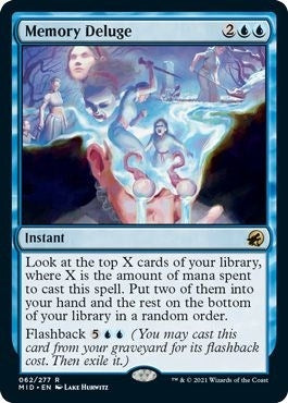 Image for Memory Deluge (62) [Innistrad: Midnight Hunt] - Magic: The Gathering