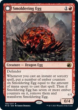 Image for Smoldering Egg (159) [Innistrad: Midnight Hunt] - Magic: The Gathering