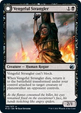 Image for Vengeful Strangler (126) [Innistrad: Midnight Hunt] - Magic: The Gathering