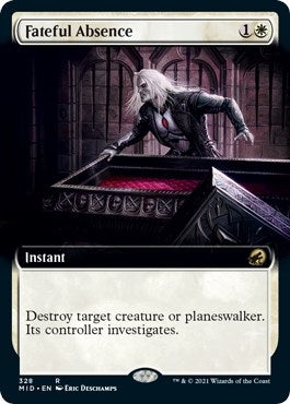 Image for Fateful Absence (Extended Art) (328) [Innistrad: Midnight Hunt] - Magic: The Gathering