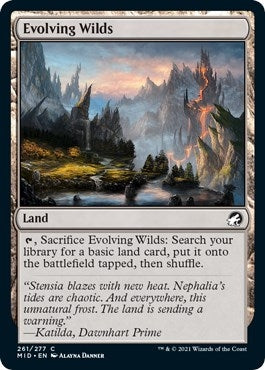 Image for Evolving Wilds (261) [Innistrad: Midnight Hunt] - Magic: The Gathering