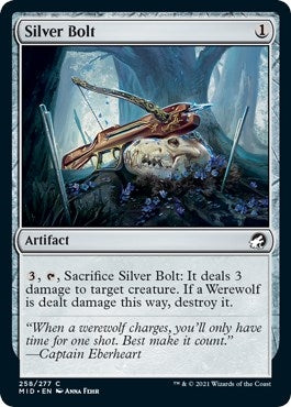 Image for Silver Bolt (258) [Innistrad: Midnight Hunt] - Magic: The Gathering
