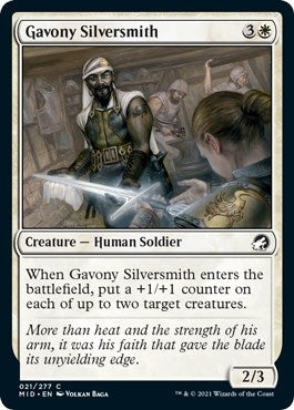 Image for Gavony Silversmith (21) [Innistrad: Midnight Hunt] - Magic: The Gathering