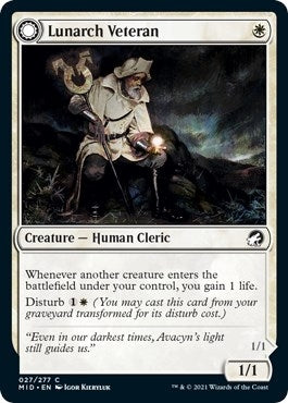Image for Lunarch Veteran (27) [Innistrad: Midnight Hunt] - Magic: The Gathering