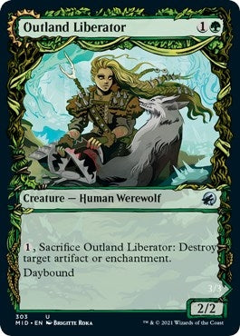 Image for Outland Liberator (Showcase) (303) [Innistrad: Midnight Hunt] - Magic: The Gathering