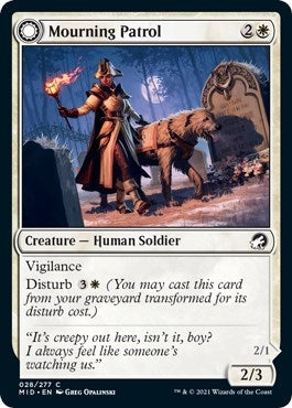 Image for Mourning Patrol (28) [Innistrad: Midnight Hunt] - Magic: The Gathering
