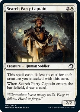 Image for Search Party Captain (32) [Innistrad: Midnight Hunt] - Magic: The Gathering