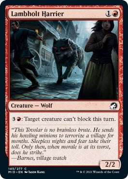 Image for Lambholt Harrier (145) [Innistrad: Midnight Hunt] - Magic: The Gathering