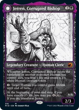 Image for Jerren, Corrupted Bishop (Showcase) (316) [Innistrad: Midnight Hunt] - Magic: The Gathering
