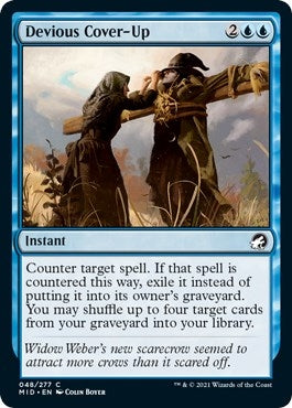Image for Devious Cover-Up (48) [Innistrad: Midnight Hunt] - Magic: The Gathering