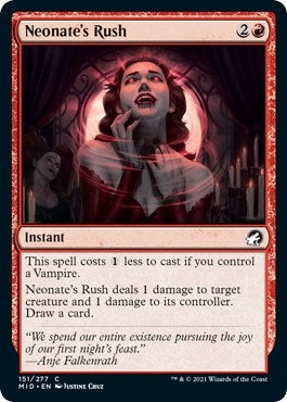 Image for Neonate's Rush (151) [Innistrad: Midnight Hunt] - Magic: The Gathering