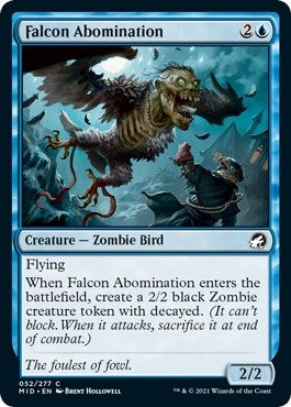 Image for Falcon Abomination (52) [Innistrad: Midnight Hunt] - Magic: The Gathering