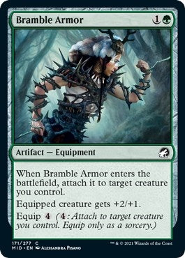 Image for Bramble Armor (171) [Innistrad: Midnight Hunt] - Magic: The Gathering