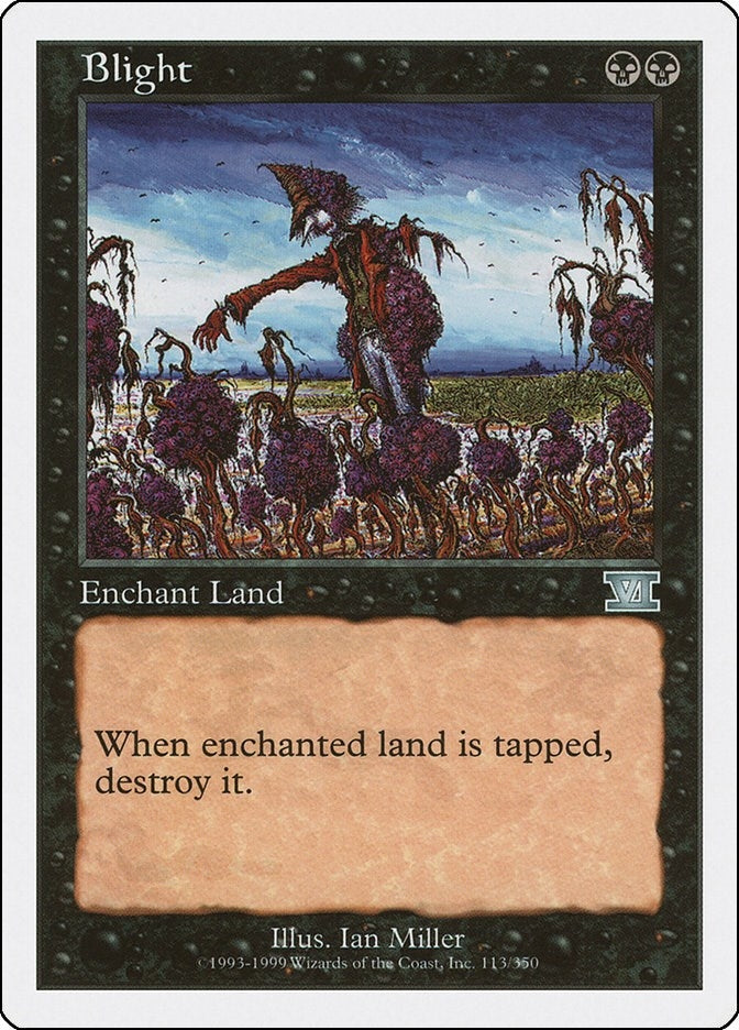 Image for Blight (113) [Classic Sixth Edition] - Magic: The Gathering