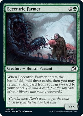 Image for Eccentric Farmer (185) [Innistrad: Midnight Hunt] - Magic: The Gathering