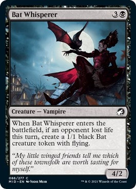 Image for Bat Whisperer (86) [Innistrad: Midnight Hunt] - Magic: The Gathering