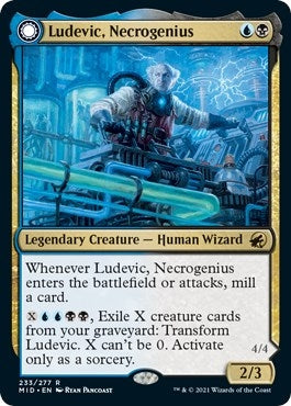 Image for Ludevic, Necrogenius (233) [Innistrad: Midnight Hunt] - Magic: The Gathering