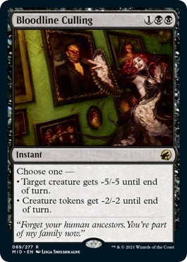 Image for Bloodline Culling (89) [Innistrad: Midnight Hunt] - Magic: The Gathering