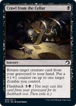 Image for Crawl from the Cellar (93) [Innistrad: Midnight Hunt] - Magic: The Gathering
