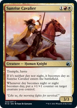Image for Sunrise Cavalier (244) [Innistrad: Midnight Hunt] - Magic: The Gathering
