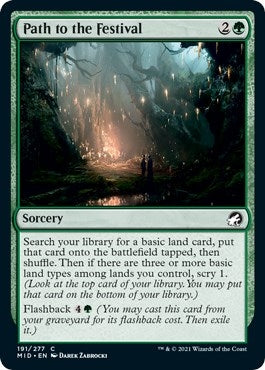 Image for Path to the Festival (191) [Innistrad: Midnight Hunt] - Magic: The Gathering