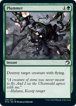 Image for Plummet (193) [Innistrad: Midnight Hunt] - Magic: The Gathering
