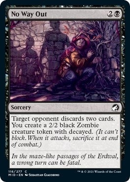 Image for No Way Out (116) [Innistrad: Midnight Hunt] - Magic: The Gathering