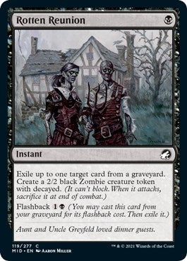 Image for Rotten Reunion (119) [Innistrad: Midnight Hunt] - Magic: The Gathering