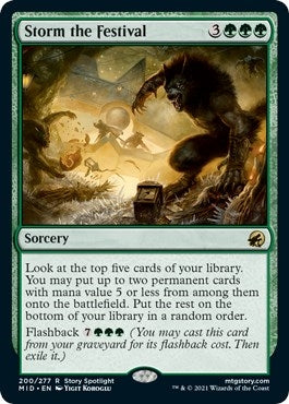 Image for Storm the Festival (200) [Innistrad: Midnight Hunt] - Magic: The Gathering