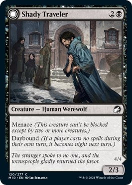 Image for Shady Traveler (120) [Innistrad: Midnight Hunt] - Magic: The Gathering