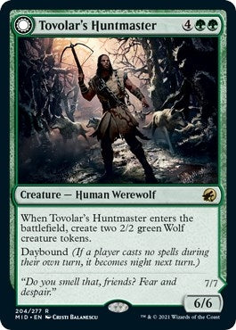 Image for Tovolar's Huntmaster (204) [Innistrad: Midnight Hunt] - Magic: The Gathering