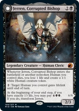 Image for Jerren, Corrupted Bishop (109) [Innistrad: Midnight Hunt] - Magic: The Gathering