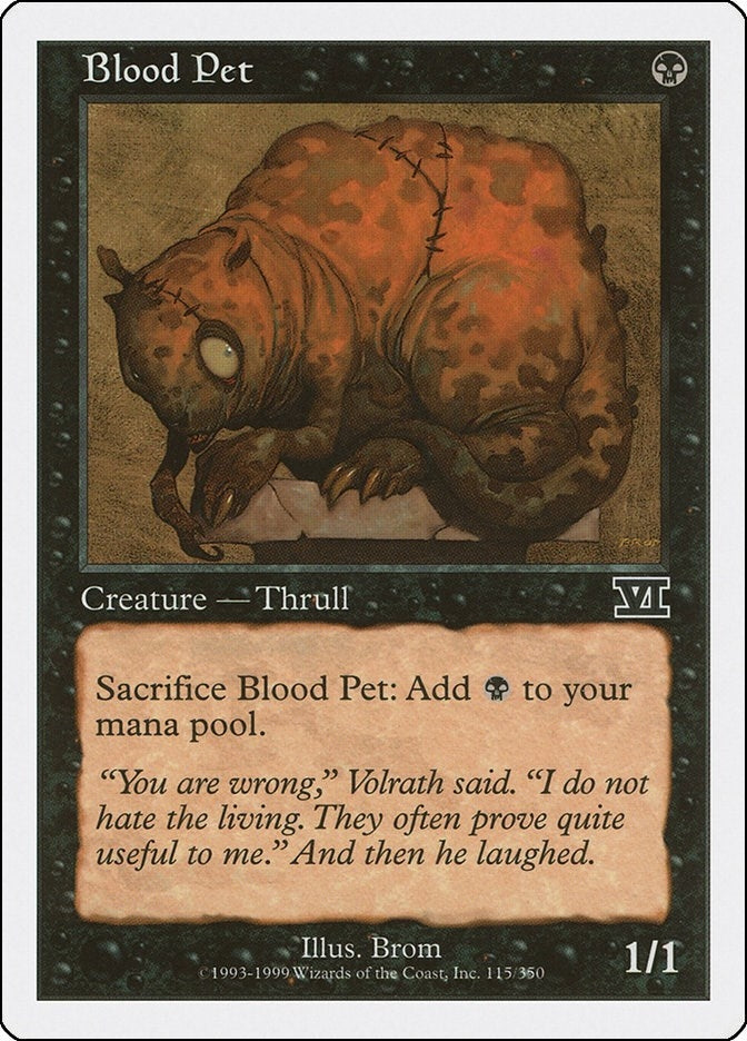 Image for Blood Pet (115) [Classic Sixth Edition] - Magic: The Gathering