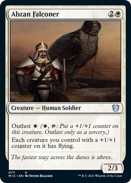 Image for Abzan Falconer (77) [Innistrad: Midnight Hunt] - Magic: The Gathering