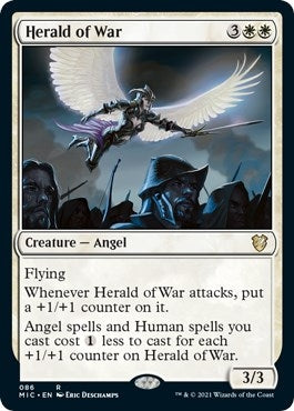 Image for Herald of War (86) [Innistrad: Midnight Hunt] - Magic: The Gathering