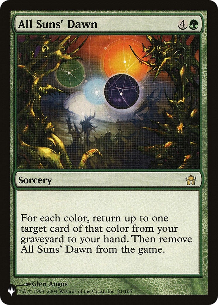 All Suns' Dawn (81/165) [The List Reprints]