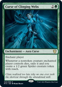 Image for Curse of Clinging Webs (25) [Innistrad: Midnight Hunt] - Magic: The Gathering