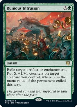 Image for Ruinous Intrusion (28) [Innistrad: Midnight Hunt] - Magic: The Gathering