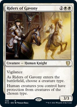 Image for Riders of Gavony (93) [Innistrad: Midnight Hunt] - Magic: The Gathering