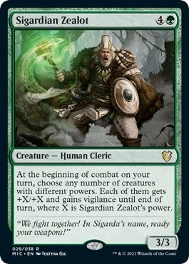 Image for Sigardian Zealot (29) [Innistrad: Midnight Hunt] - Magic: The Gathering