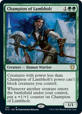Image for Champion of Lambholt (136) [Innistrad: Midnight Hunt] - Magic: The Gathering