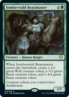 Image for Somberwald Beastmaster (30) [Innistrad: Midnight Hunt] - Magic: The Gathering